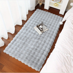 Soft Plush Shaggy Area Rugs Fluffy Bubble Velvet Floor Carpet