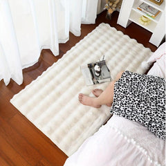 Soft Plush Shaggy Area Rugs Fluffy Bubble Velvet Floor Carpet