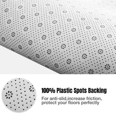 Stylish 3D Printed Letter Bathroom Mat Rug