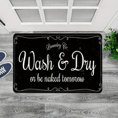 Stylish 3D Printed Letter Bathroom Mat Rug