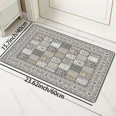 Boho Symmetrical Pattern Bathroom Rug Kitchen Floor Mat Bath Mat