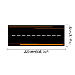 Thickened Anti slip Motorcycle Parking Mat Decorative Mat Bedside Carpet