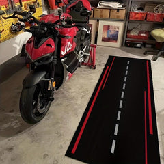 Thickened Anti slip Motorcycle Parking Mat Decorative Mat Bedside Carpet