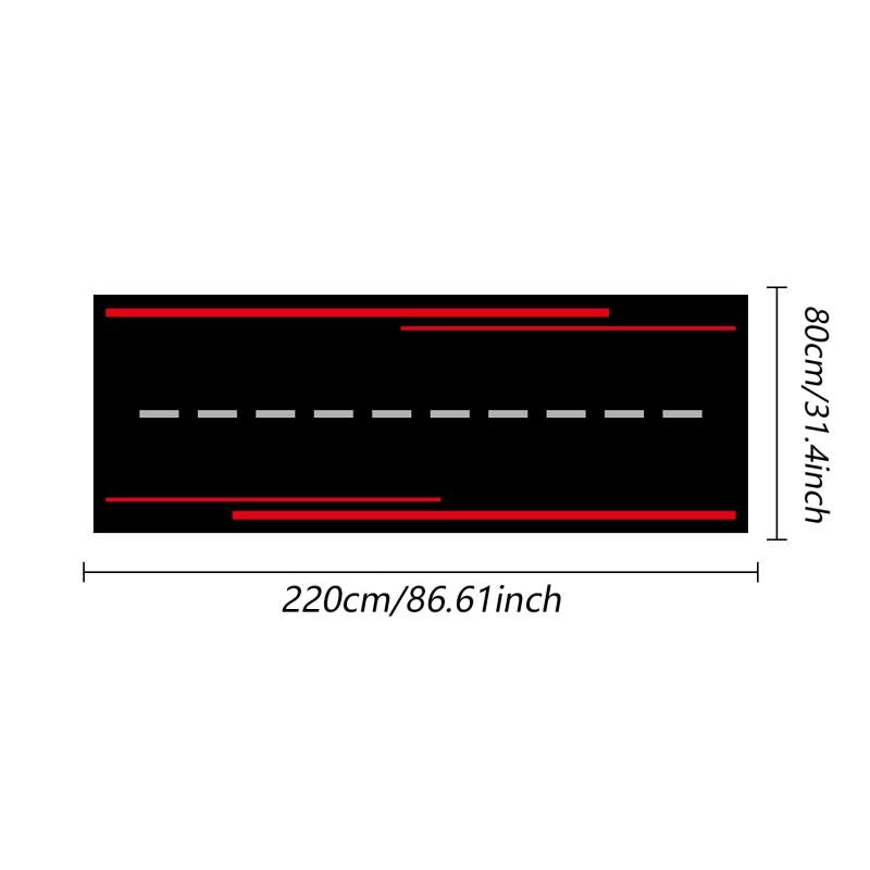 Thickened Anti slip Motorcycle Parking Mat Decorative Mat Bedside Carpet