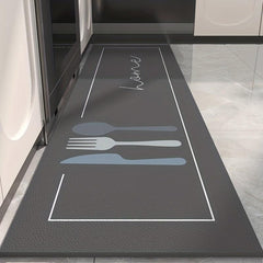 Leather Kitchen Rugs Dirt-resistant Kitchen Mat