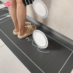 Leather Kitchen Rugs Dirt-resistant Kitchen Mat