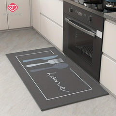 Leather Kitchen Rugs Dirt-resistant Kitchen Mat