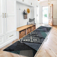 Soft Non Slip Laundry Room Rug Runner Machine Washable Stair Carpet for Hallway