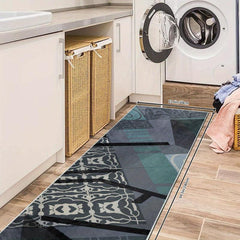 Soft Non Slip Laundry Room Rug Runner Machine Washable Stair Carpet for Hallway