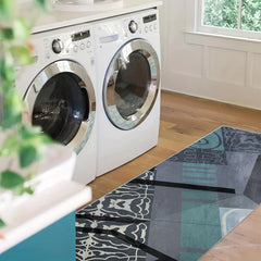 Soft Non Slip Laundry Room Rug Runner Machine Washable Stair Carpet for Hallway