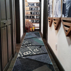 Soft Non Slip Laundry Room Rug Runner Machine Washable Stair Carpet for Hallway