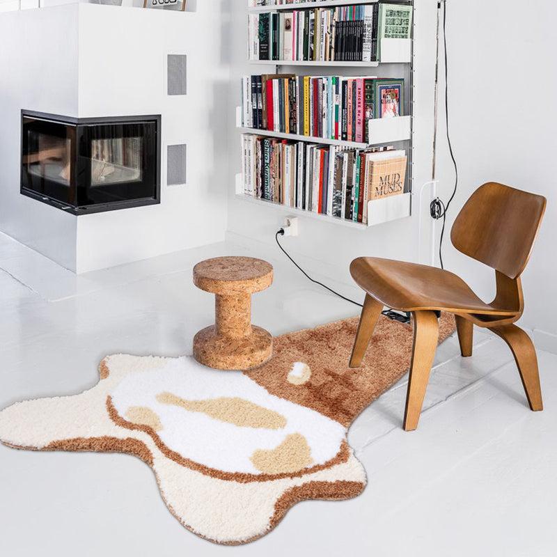 Plush Ice Cream Floor Mat Soft Fluffy Throw Rugs Non-slip Area Rugs