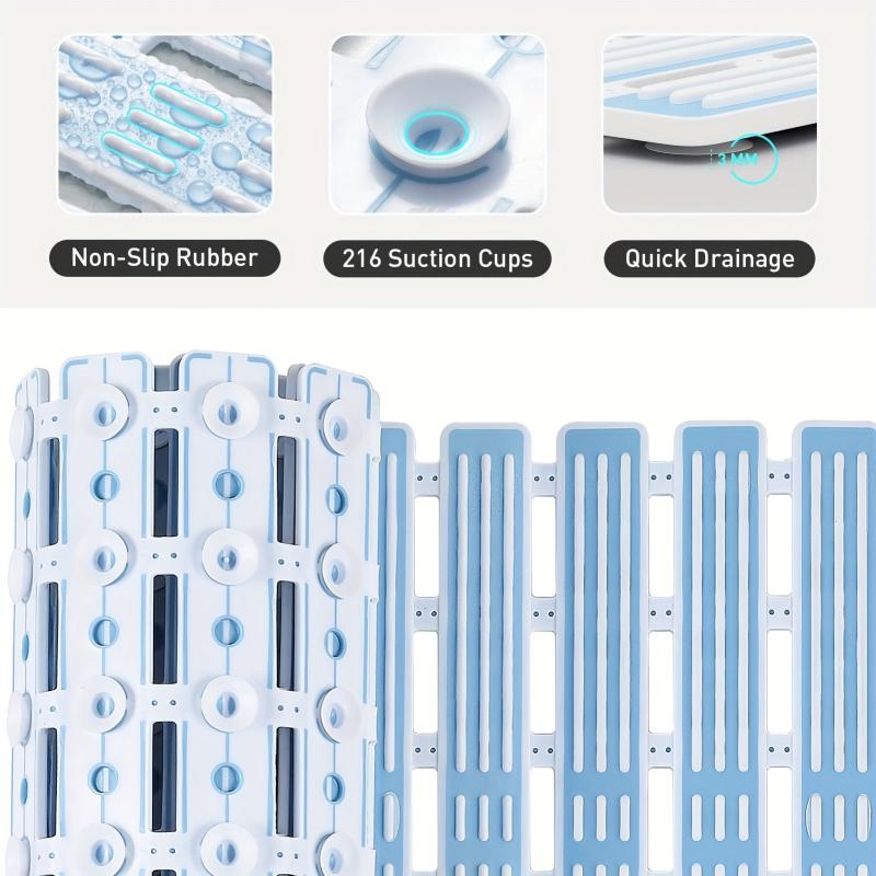 Rubber Bath Mat Non Slip Bathtub Mat Shower Mat