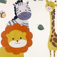 Kids Jungle Animals Kartoon Rug Machine Washable Toddler Padded Play Mat