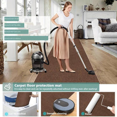 Non Slip Stain Resistant Striped Indoor Outdoor Waterproof Runner Rug