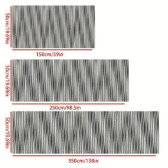 Striped Runner Rugs Non slip Cotton Backing Washable Farmhouse Runner Rugs
