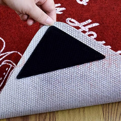4pcs Non Slip Carpet Floor Mat Tape for Secure Floor Protection