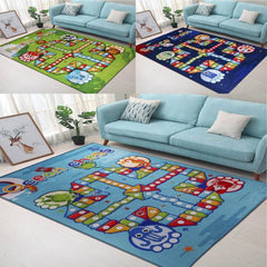 Flying Chess Game Rug Activity Playmat for Interactive Toy