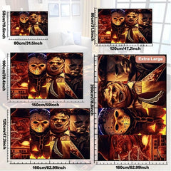 Horror Movie Character Halloween Floor Rug