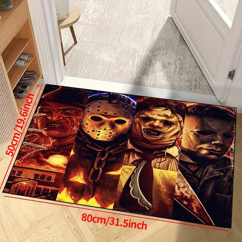 Horror Movie Character Halloween Floor Rug