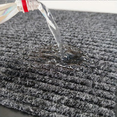2pcs Front Door Mat Welcome Mats Entryway Mats For Shoe Scraper Steel Gray
