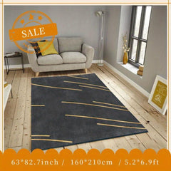 Soft and Fluffy Modern Area Rug with Anti Slip Backing