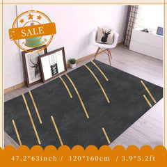 Soft and Fluffy Modern Area Rug with Anti Slip Backing