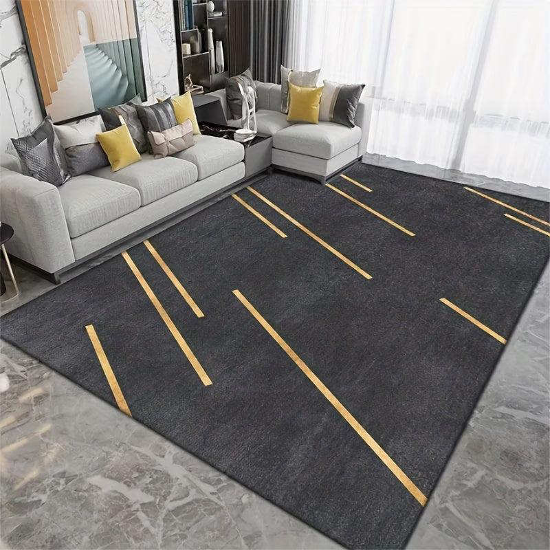 Soft and Fluffy Modern Area Rug with Anti Slip Backing