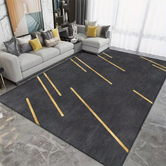 Soft and Fluffy Modern Area Rug with Anti Slip Backing