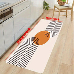 Modern Geometric Area Rug Anti Fatigue Floor Carpet Kitchen Bath Mat
