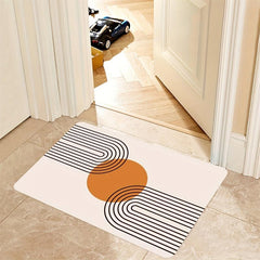 Modern Geometric Area Rug Anti Fatigue Floor Carpet Kitchen Bath Mat