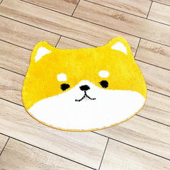 Non Slip Shiba Inu Floor Mat - Absorbent and Quick Drying