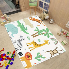 Animal Non Slip Area Rug for Kids Anti Fatigue Shaggy Floor Carpet