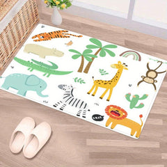 Animal Non Slip Area Rug for Kids Anti Fatigue Shaggy Floor Carpet