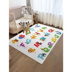 Kids Play Mat Letters Printed Rugs Children's Room Non slip