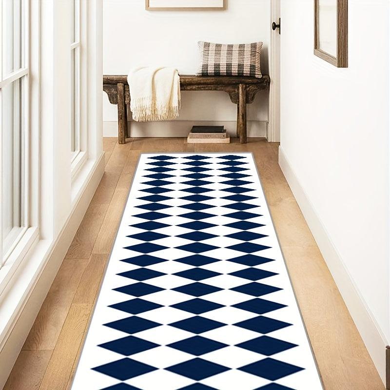 Nordic Extra Long Soft Hallway Rug Easy Clean for Entrance