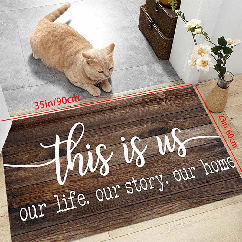 This Is Us Our Life Our Story Our Home Entrance Doormat