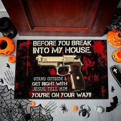 1Pc Pistol Door Mat Indoor Mat Non Slip Floor Rug Mat