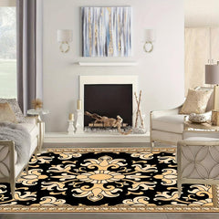 Oriental Floral Boho Area Rug Soft Non-slip Contemporary Floor Mat Home Decor