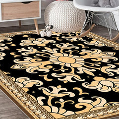 Oriental Floral Boho Area Rug Soft Non-slip Contemporary Floor Mat Home Decor