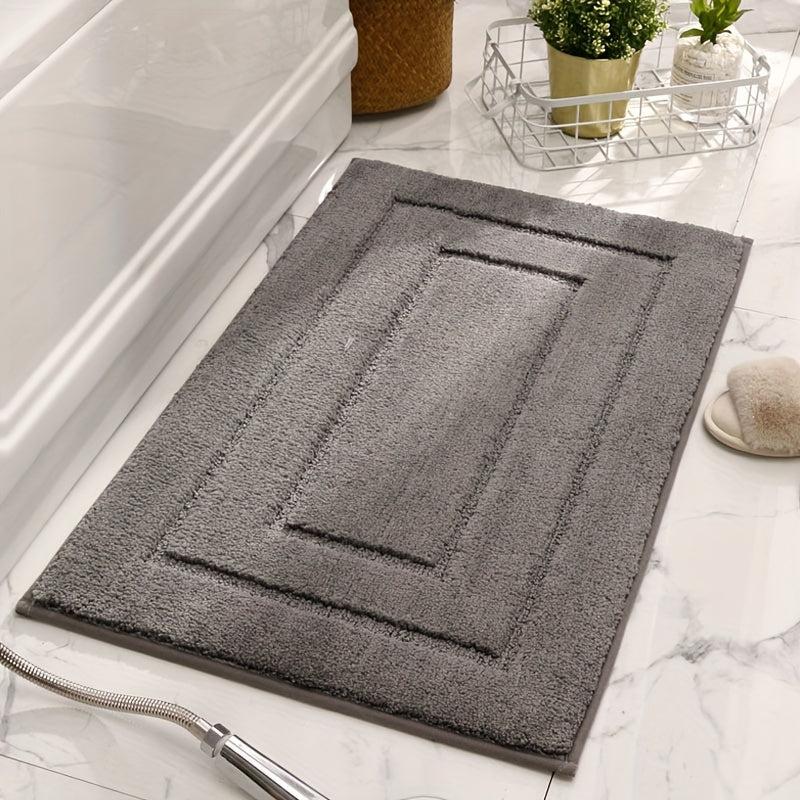 Ultra Soft Microfiber Bath Rug Non Slip Plush Shaggy Bath Carpet