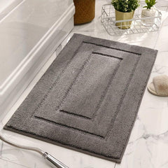 Ultra Soft Microfiber Bath Rug Non Slip Plush Shaggy Bath Carpet