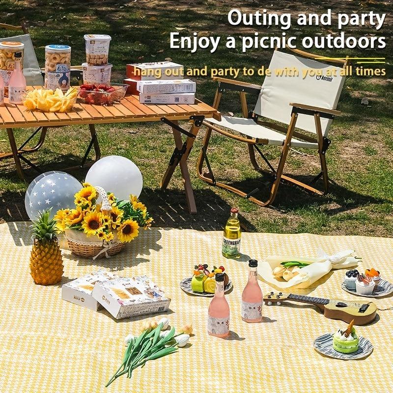 Portable Picnic Mat Waterproof Folding Ideal for Camping & Outings
