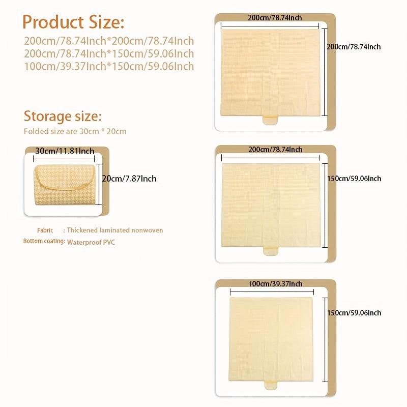 Portable Picnic Mat Waterproof Folding Ideal for Camping & Outings