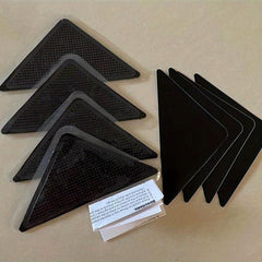 8pcs Non Slip Triangle Rug Grippers - Prevents Slipping and Sliding