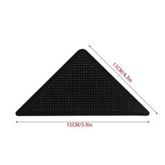 8pcs Non Slip Triangle Rug Grippers - Prevents Slipping and Sliding