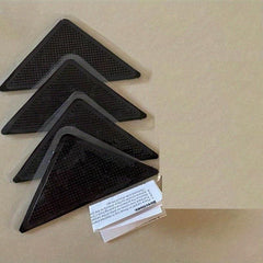 8pcs Non Slip Triangle Rug Grippers - Prevents Slipping and Sliding