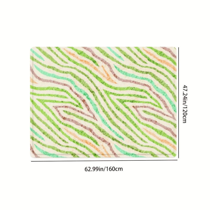 Modern Abstract Area Rug Non Slip Machine Washable Carpet Entrance Door Mat