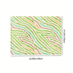 Modern Abstract Area Rug Non Slip Machine Washable Carpet Entrance Door Mat