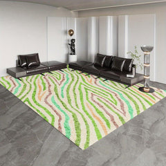 Modern Abstract Area Rug Non Slip Machine Washable Carpet Entrance Door Mat